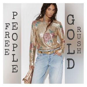Free People Sequin Top